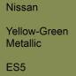 Preview: Nissan, Yellow-Green Metallic, ES5.